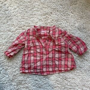 NWOT Red Plaid Top